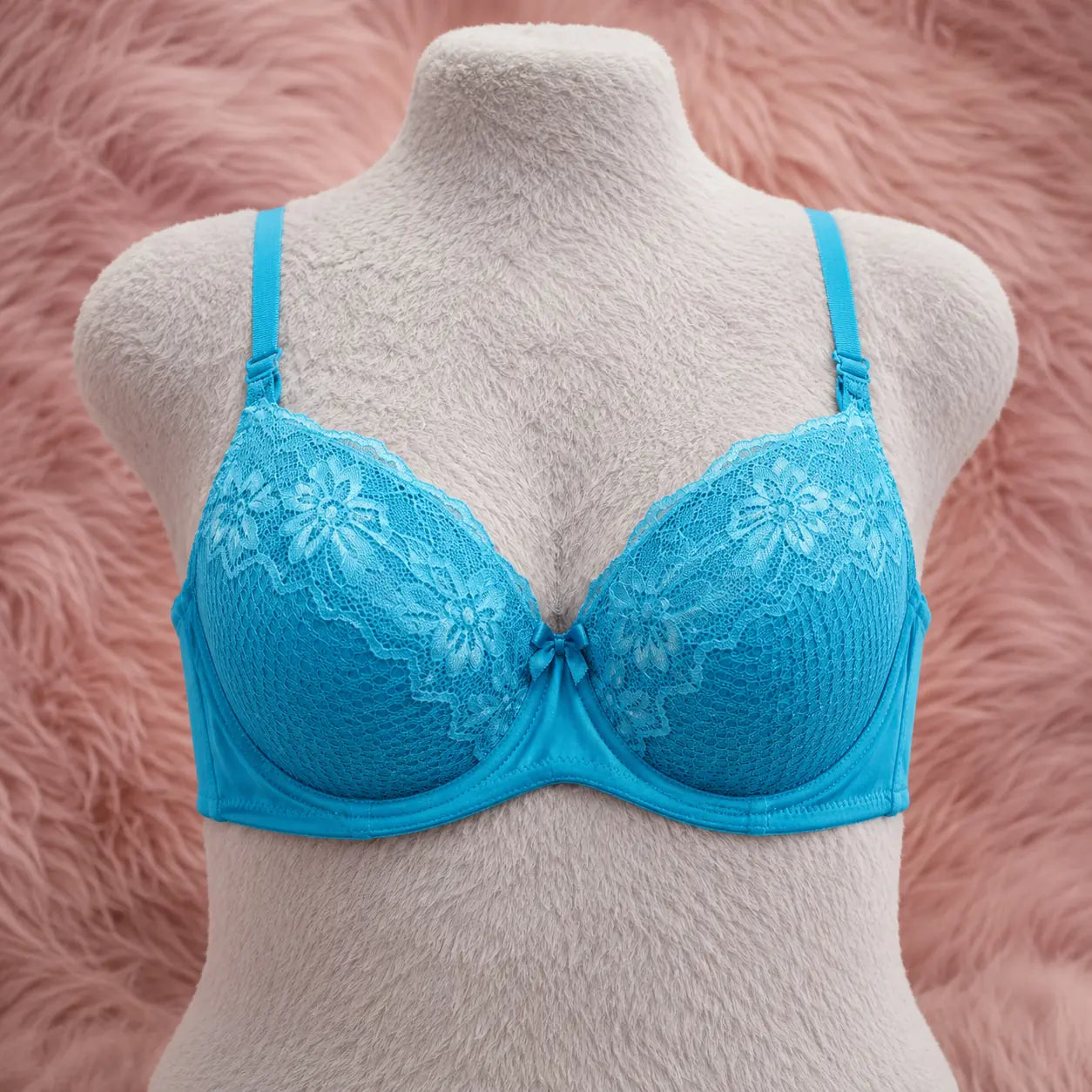 All-Over Lace Contour Push-Up Bra