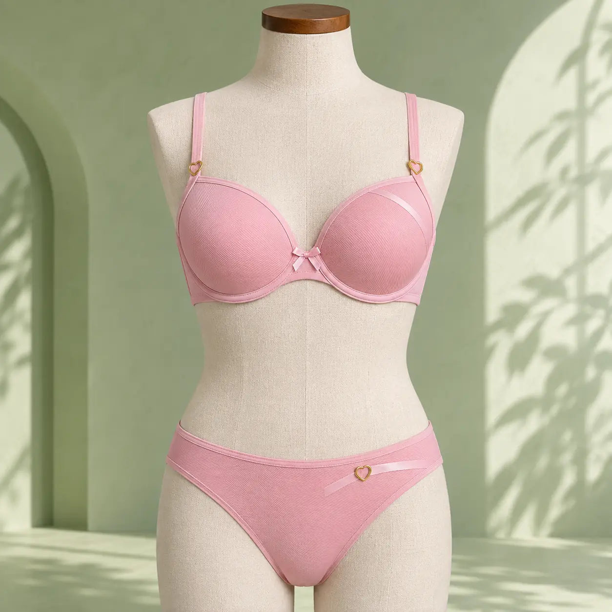 The Ribbed Seamless Bra & Panty Set