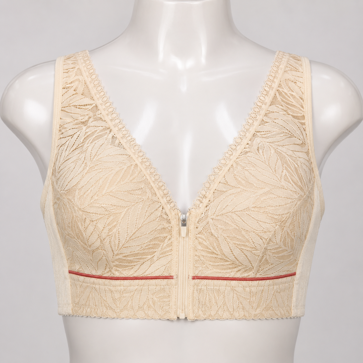 Front-Zip Comfort Bra