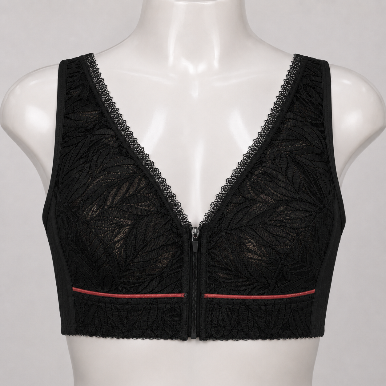 Front-Zip Comfort Bra