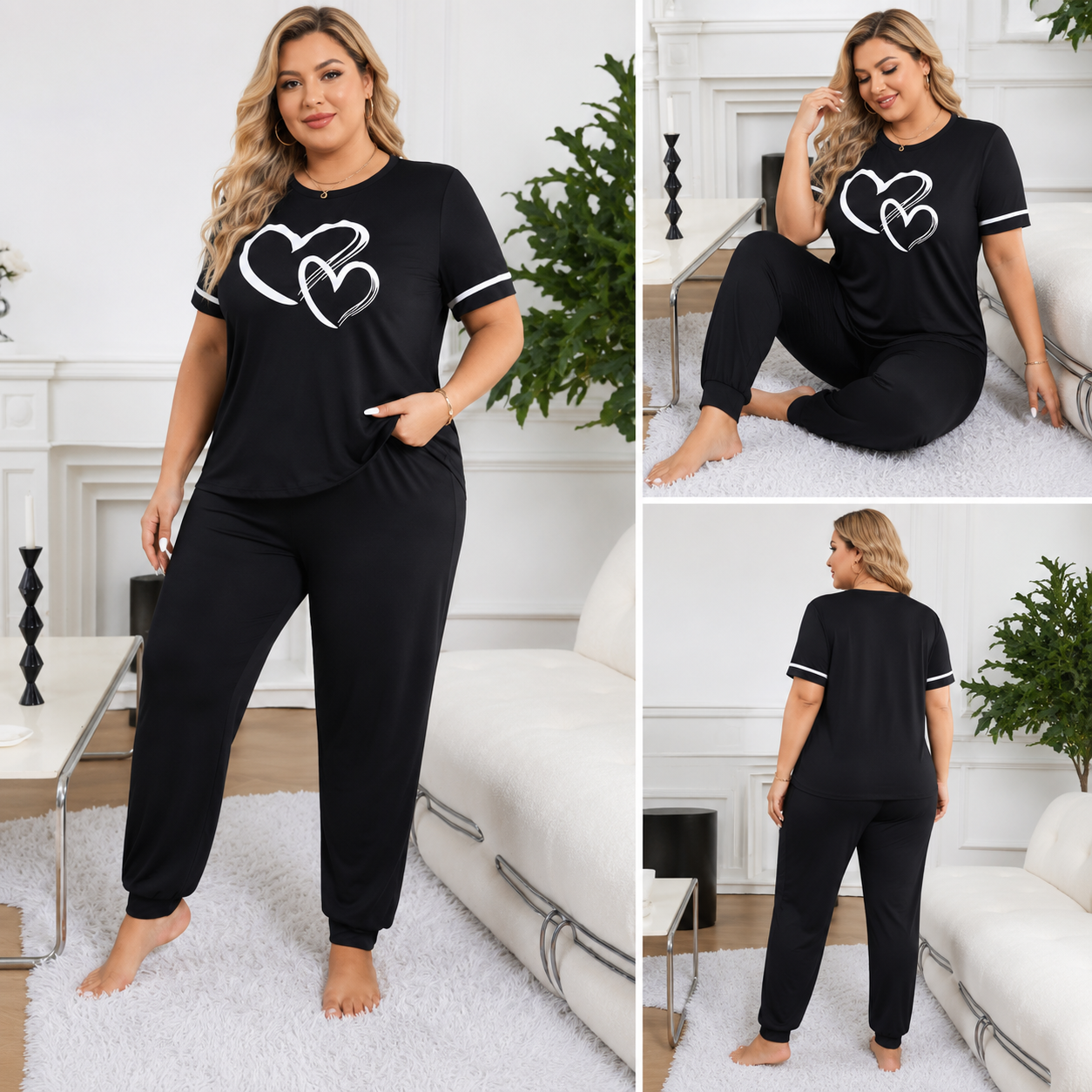 The Brush-Heart PJ Set