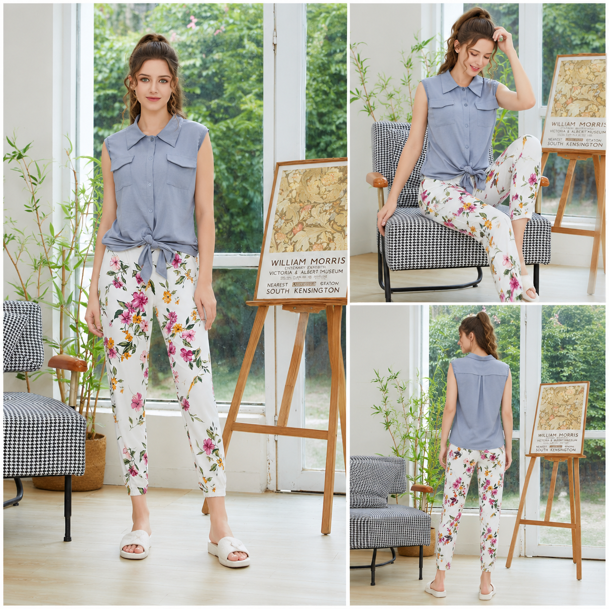 The Tie-Front Botanical Set