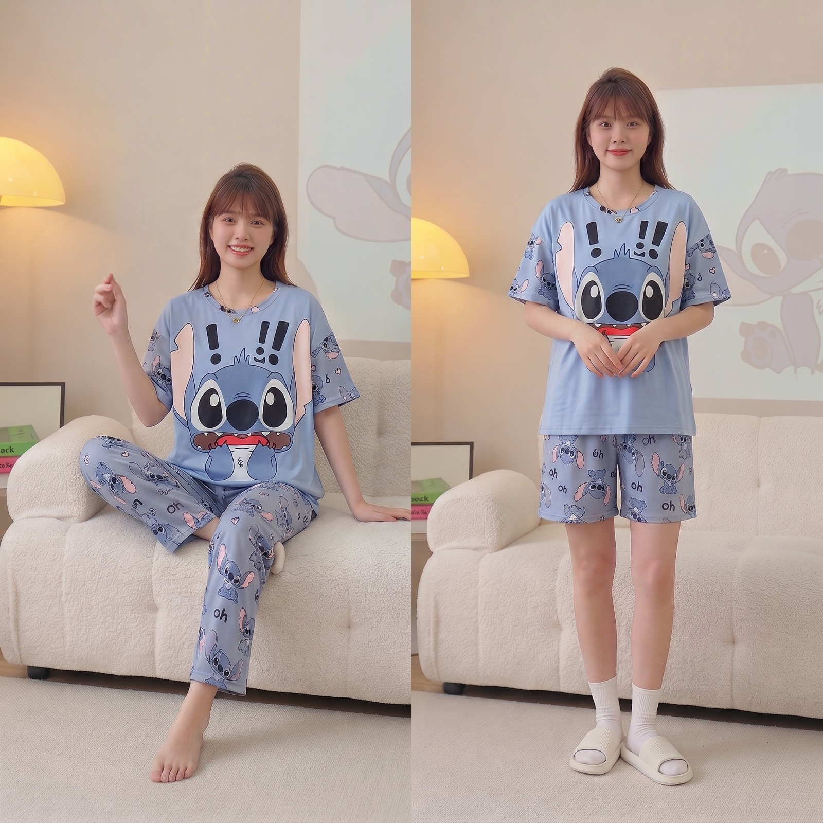The Stitch Expression 3-Piece PJ Set